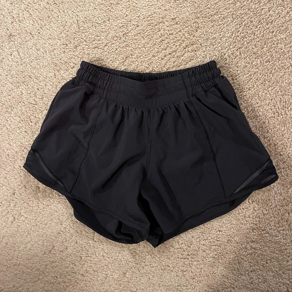 Lululemon Size 4 Black Shorts